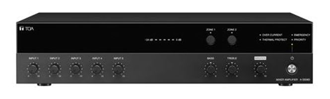 Hovedbilde Digital Mikseforsterker 240W,5in,4mic,Jack/Phoenix,100V/8ohm