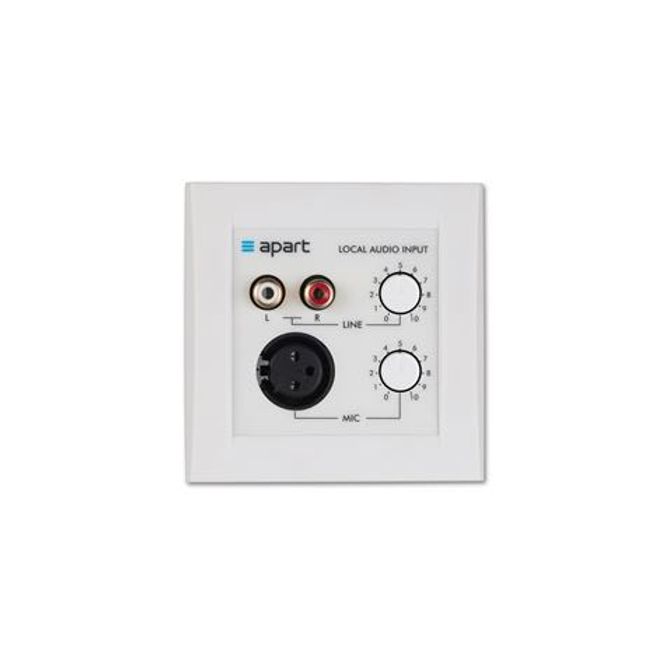 Hovedbilde Inputpanel m/Mic & LineIP m/vol, krever phantom minst 24V