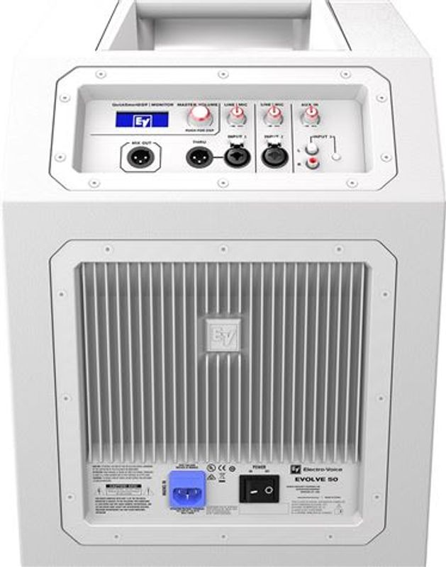 Electro-Voice Høyttalersystem EVOLVE50 Søyle m/sub,stag,bag hvit