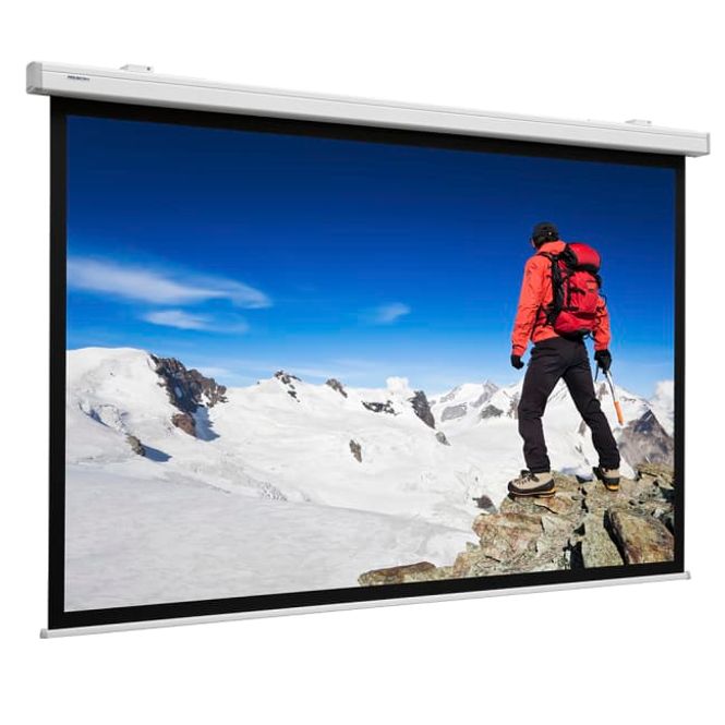 Hovedbilde Projecta Motor-Lerret Compact Electrol 152x270 Matte White