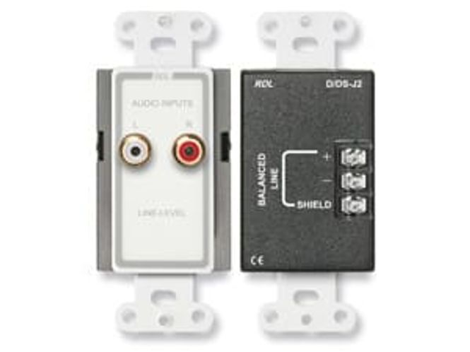 Hovedbilde RDL Termineringsplate 2x RCA mono trafobal. for US-veggboks