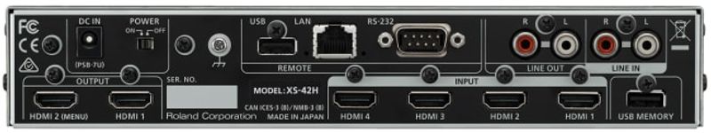 Roland XS-42H flerformat matrisemikser 4 inn / 2 ut