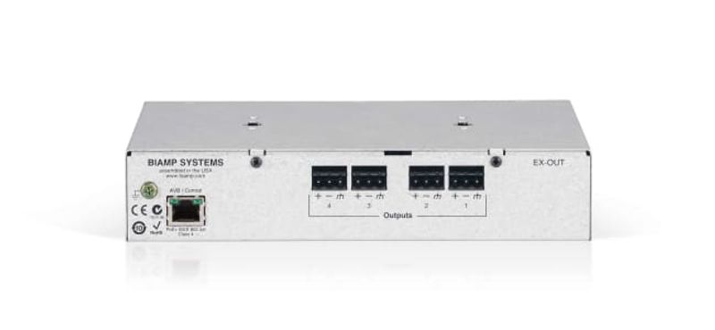 Biamp Expander Utganger Tesira 4 Kanaler