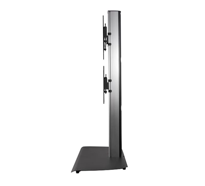 Dobbel stack gulvstativ. Silver 1.8m