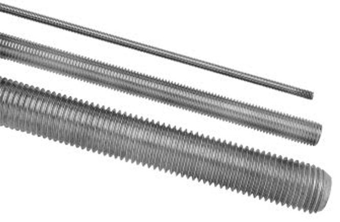 Hovedbilde Gjengestang M12, 8.8 ElZink-A2K,DIN976,fasthetsklasse 8.8,1m