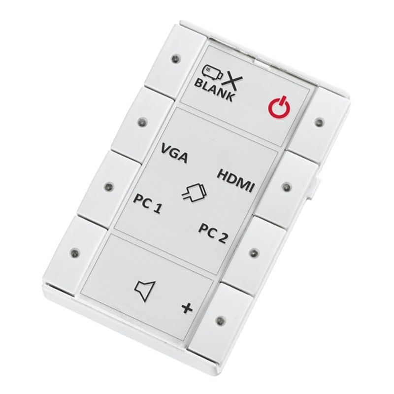 Echo 8DKW - 8-button control pad, DK, white