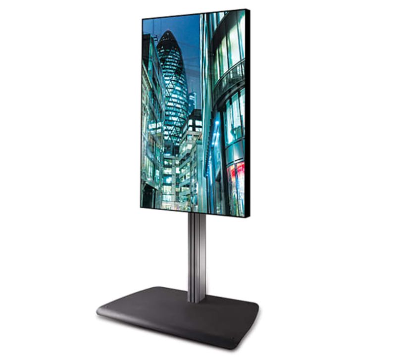 Portrait gulvstativ 60''-85''. Silver