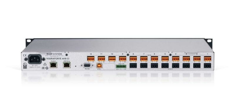 DSP 12 Inn/8 Ut AEC AVB USB TCP/IP RS232 GPIO