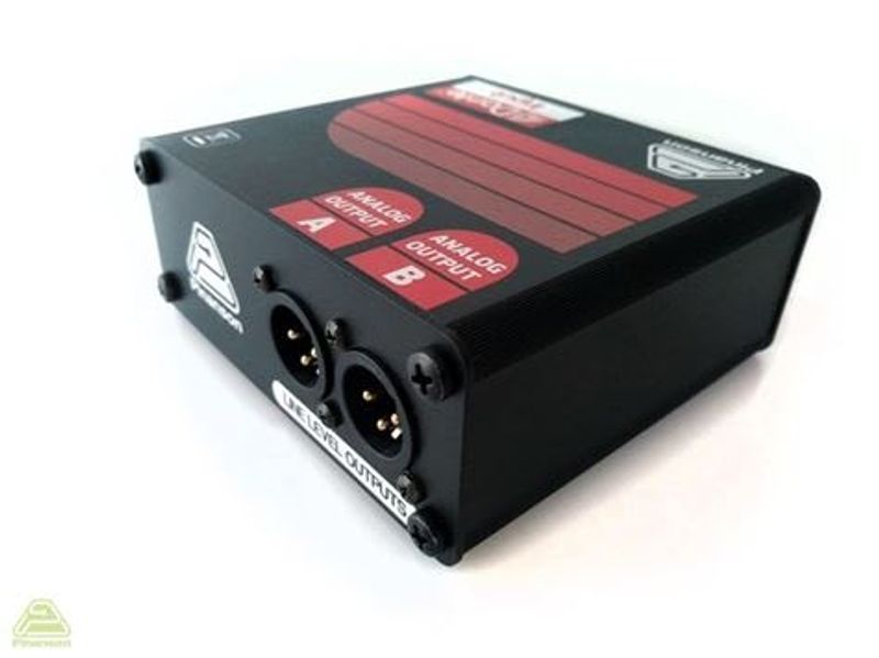 BreakOUT box DANTE m/2xXLRM, POE, 44,1-48-96Khz