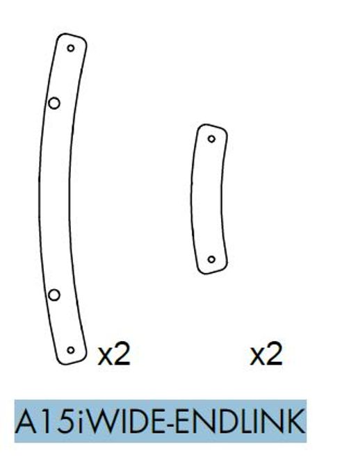 Hovedbilde End rigging plates for A15i Wide(RAL)