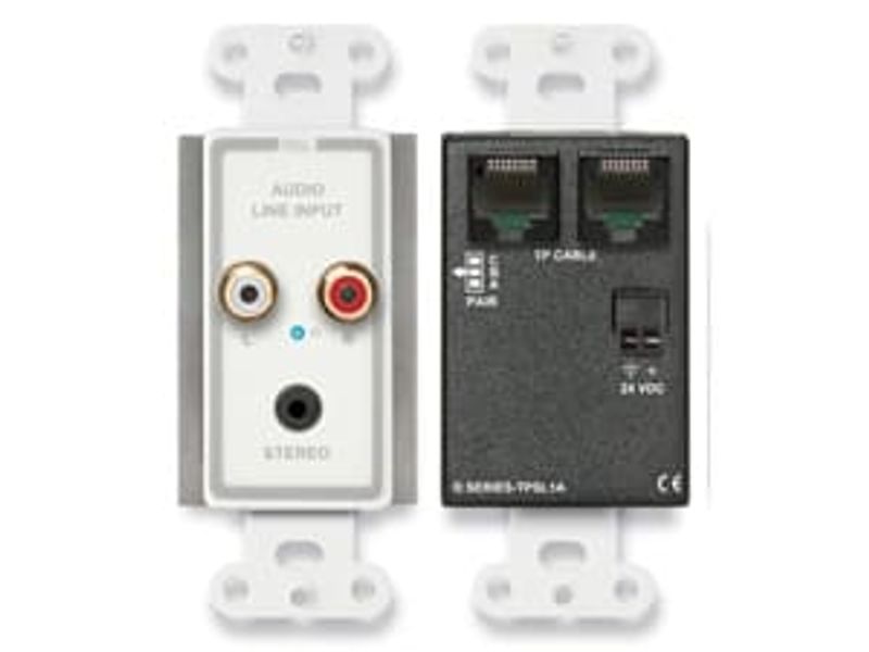 RDL Active 1-Par Sender-Twisted Pair Format-A-m-Jack&StereoRCAIn
