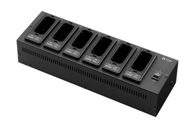 Hovedbilde TOA Batterilader for 6x Trådløse mikrofoner WM-5000