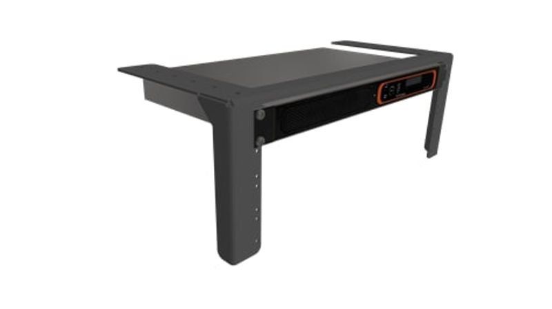 Brakett/rackskinne for vegg/tak 4U