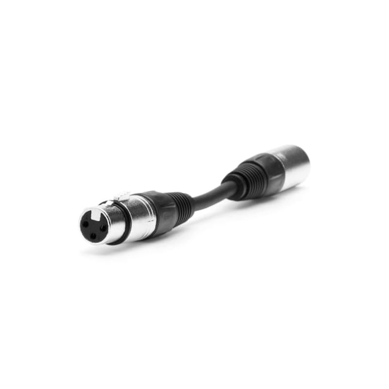 DMX 5 pin M to 3 pin F 0,15m