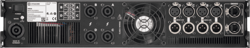 Forsterker DSP 4x2500W/4ohm OMNEO/Dante