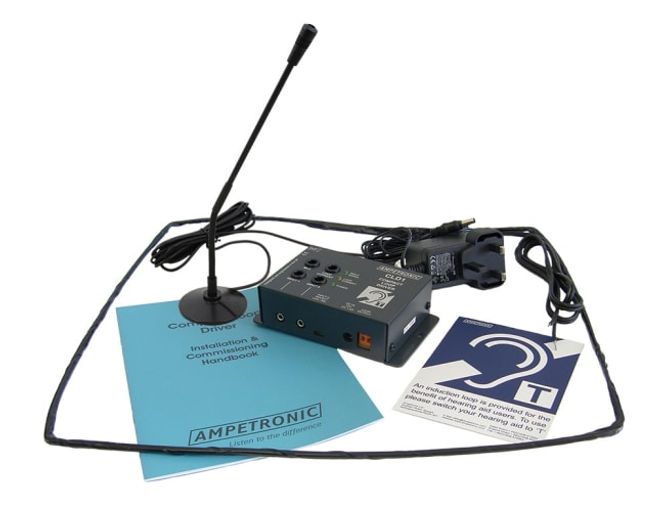 Hovedbilde Ampetronic Forsterker Teleslynge Kit 2,4A Svanehalsmikrofon Skra