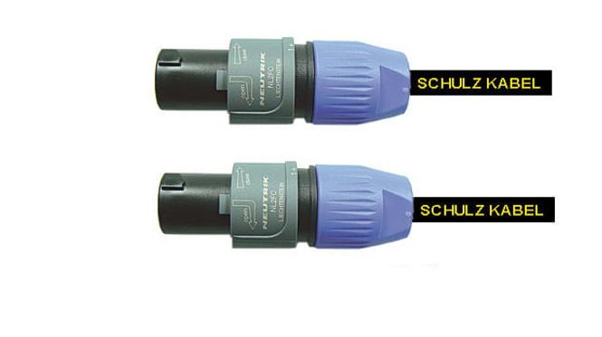 Hovedbilde Schulz Høyttalerkabel Speakon 2x4mm2 3m