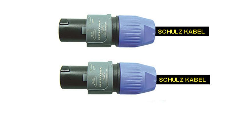 Schulz Høyttalerkabel Speakon 2x4mm2 3m