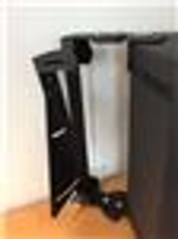 Brakett ETX-10P, Sort, Utvid.f/verti tilt 20gr, Venstre