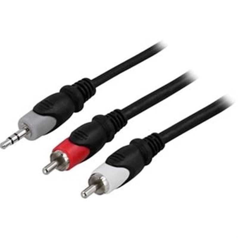 Minijack to 2x RCA 5m