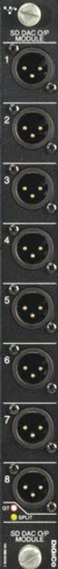 DiGiCo SD-Rack 8ch analogue line output card