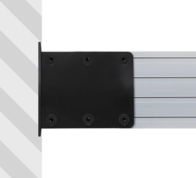 BT8390-WFK4/B Wall-To-Wall Rail Mounting Brackets
