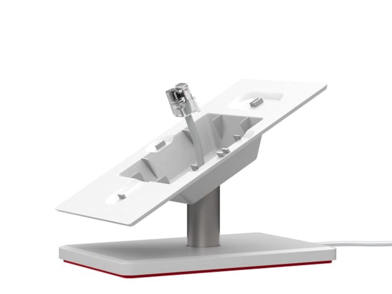 Table stand for touch enabled control pad TEC-X, white