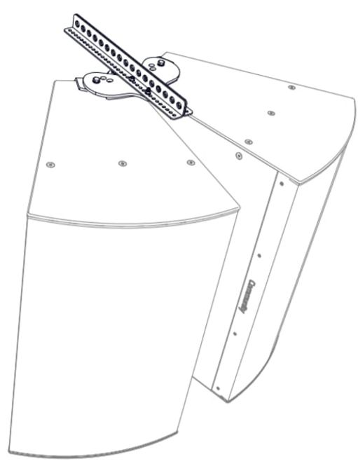 Hovedbilde Dobbel HORIZ. SPLAY KIT FOR 3 Veis I Serien Modeller Hvit