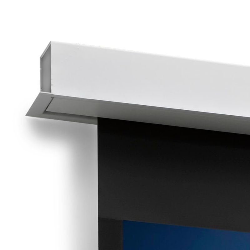 Projecta Lerret mot.,Innfelt,DescenderPro 139x240 Matte White,16