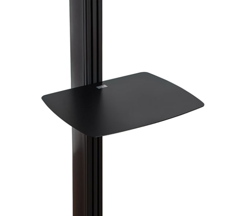 Dobbel stack gulvstativ. Silver 1.8m
