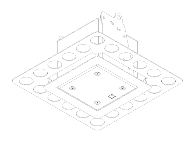 Hovedbilde Innfellingsbrakett for L-Acoustics 5XT, Sort, over 20mm