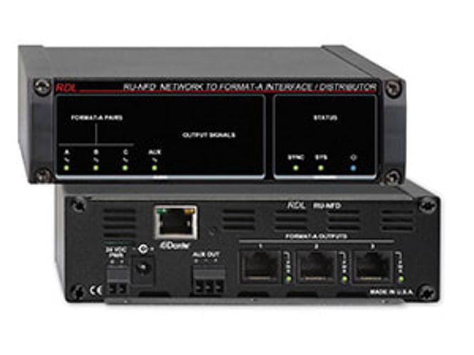 Hovedbilde RDL Dante Format A 3 Kanaler + lokal Aux Ut