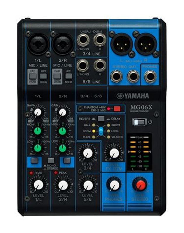 Yamaha Mikser Bord 2xMikrofon 2xStereo Linje Effekter