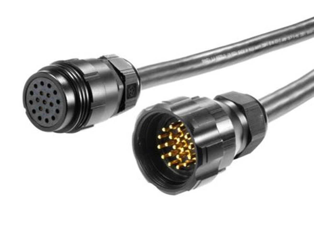 SOCAPEX 19P Strømmulti F/MT, 18x2,5mm2, 5meter