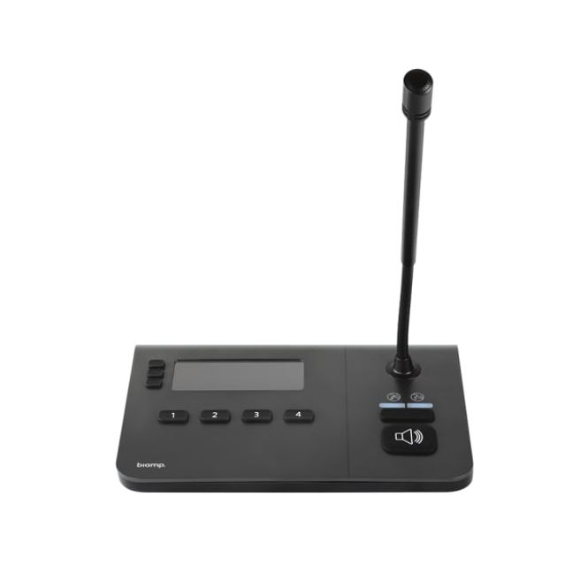 Hovedbilde 4-button paging station w/gooseneck mic, tabletop/wall mount