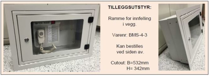 Hovedbilde Innfellingsramme for BMS-4