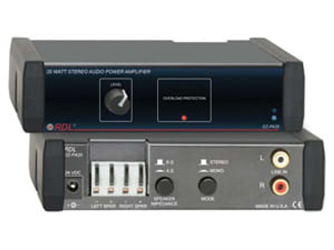 Hovedbilde RDL Forsterker 2x10W RCA