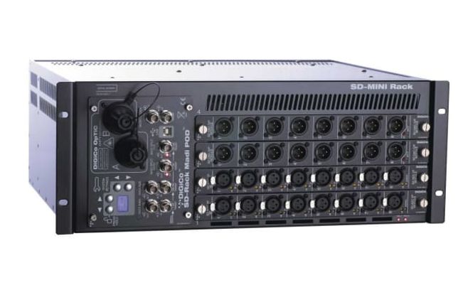 Hovedbilde DiGiCo SD-MINI Rack 192khz (unloaded) with OpticalCON Optics