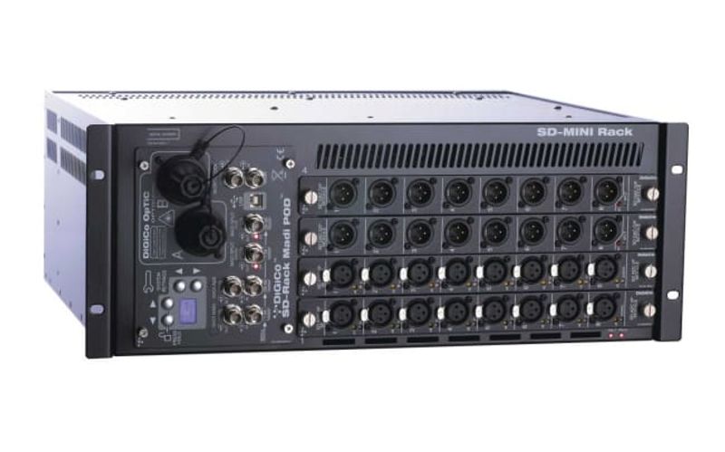 DiGiCo SD-MINI Rack 192khz (unloaded) with OpticalCON Optics