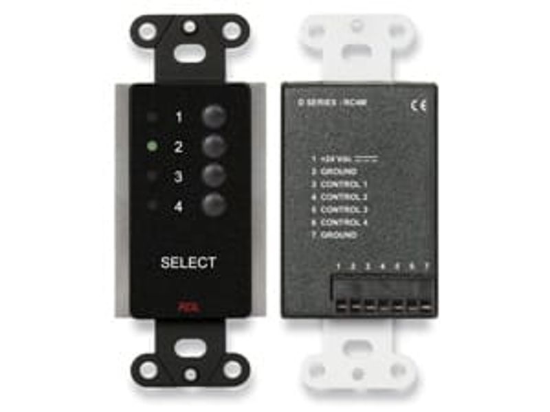 RDL 4 Channel Remote Control for RU-ASX4D and RU-ASX4DR - Black