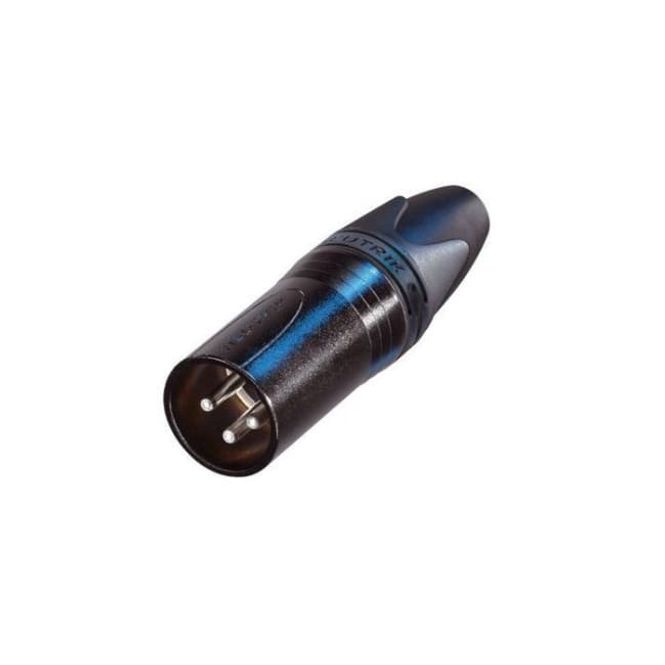 Hovedbilde XLR for Kabel 3P Hann Sort