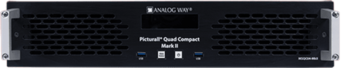 UTGÅTT - Picturall Quad Compact Mediaserver 2 RU