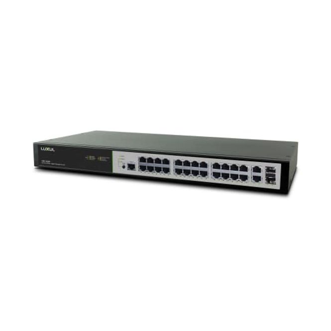 Hovedbilde XMS-2624P 26-Port/24 PoE+ Gigabit managed switch