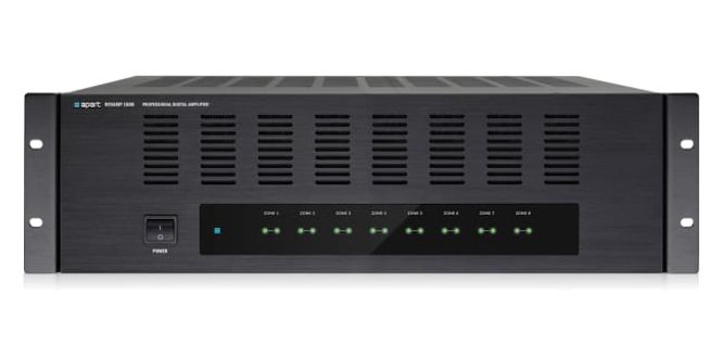 Hovedbilde Forsterker 16x80W@4Ohm/8x160W@8Ohm,vifteløs,3U,19
