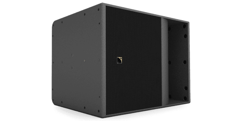 High power compact subwoofer install: 1x21''