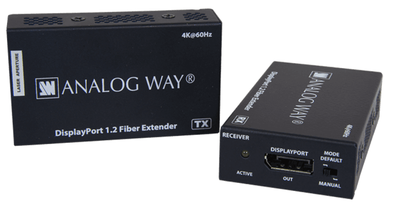 DisplayPort 1.2 fiber ext.kit,HDCP compl.SCcon.4K@60Hz 4:4:4