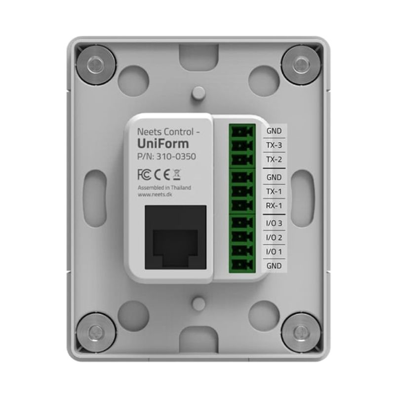 Uniform 8U - 8-knapps e-Ink kontrollpanel med ethernet