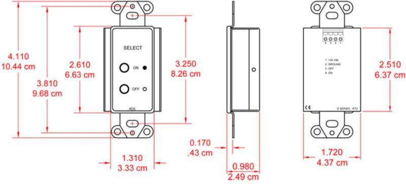 RDL Remote Control Selector - Black