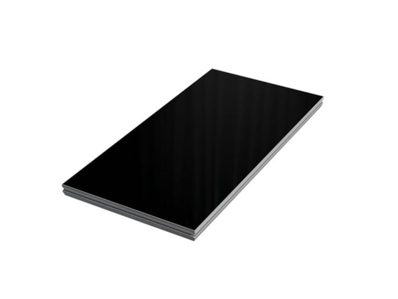 Sceneelement STANDARD 2x1 PLEXI sort top