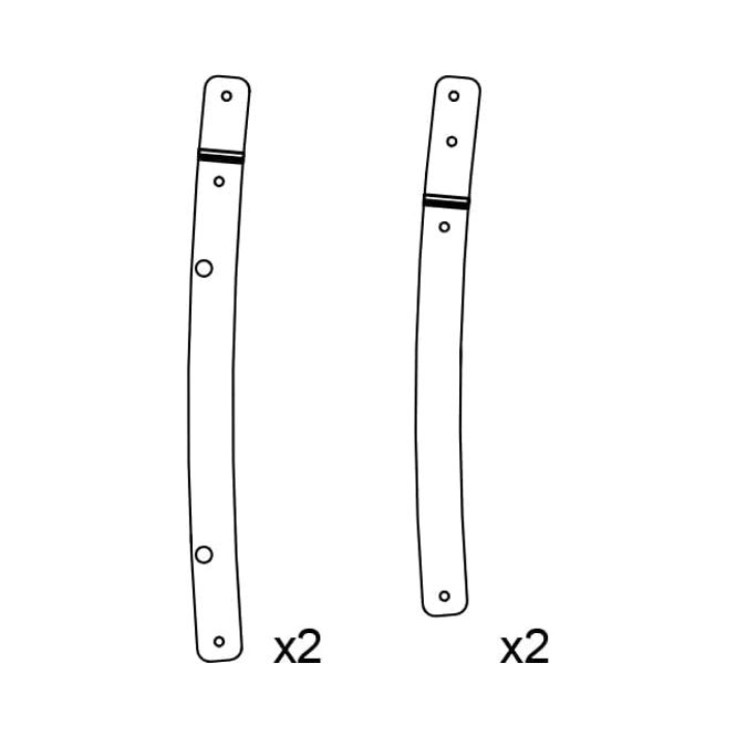 Hovedbilde Rigging plates for A15iW Focus (white)